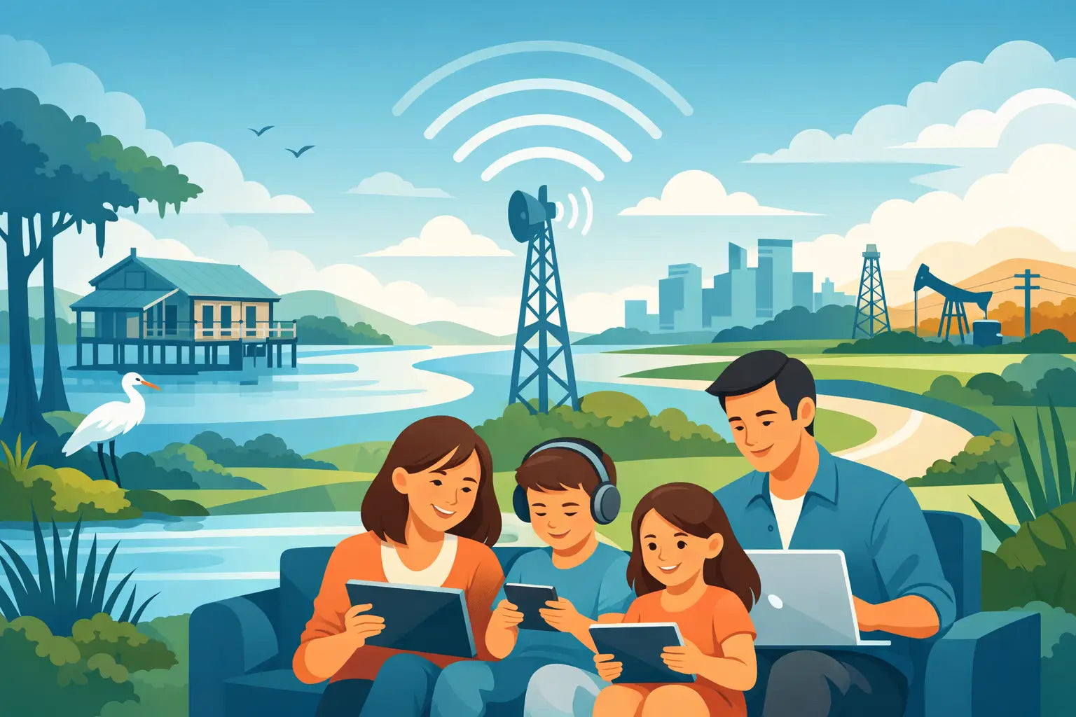 Wireless Broadband Louisiana Families Can Trust