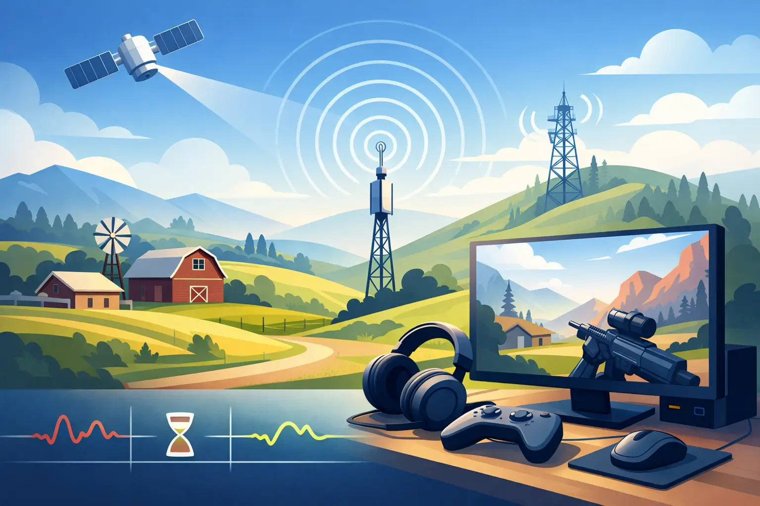 Rural Internet With Low Ping Gaming