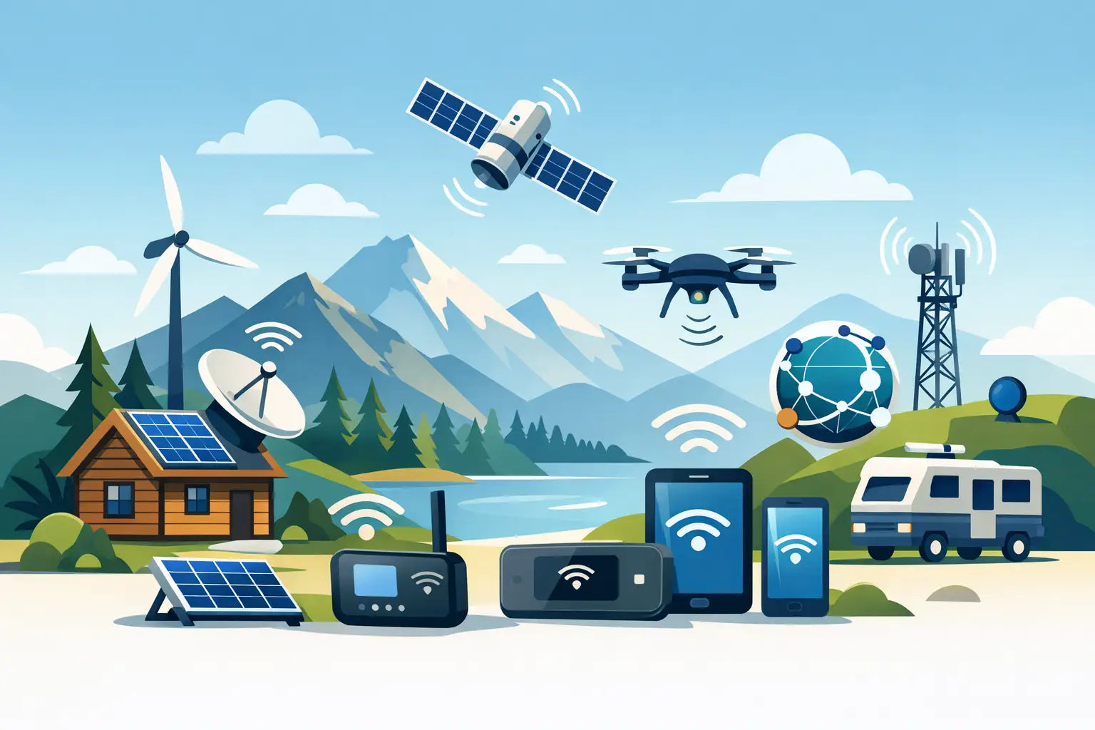 7 Ways to Get Internet Off the Grid